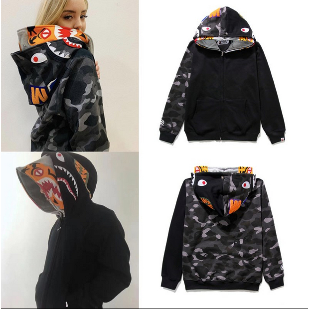 BAPE Mới Áo Khoác Hoodie Họa Tiết Rằn Ri Thời Trang Cho Nam | Shopee ...