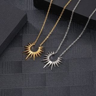Quà tặng tốt nghiệp MIGILA Vòng cổ mặt trời cổ điển dành cho nữ dành cho nam giới quà tặng không xỉn màu cho BF