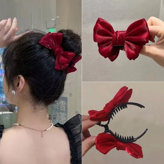 < zhuliye789 > 1 Cặp Mũ Đội Đầu Bé Gái Phong Cách Trung Hoa Tết Nguyên Đán Phụ Kiện Tóc Dép Năm Mới Ngày Lễ Phụ Kiện