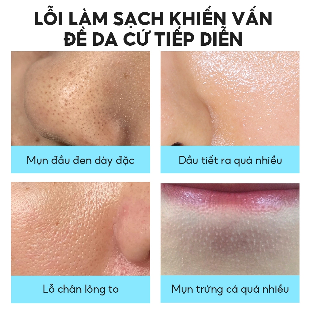 Ảnh Mặt nạ than tre VIBRANT GLAMOUR lột mụn đầu đen mũi làm sạch sâu thu nhỏ lỗ chân lông dưỡng ẩm kiểm soát dầu cho da 30g 4