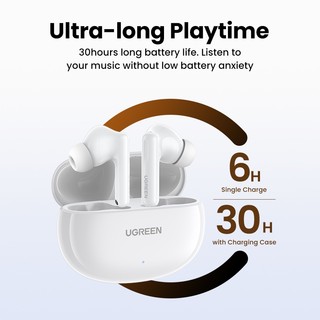 Tai nghe Bluetooth HiTune T6s Ugreen chống ồn chủ động ANC -52dB thời lượng pin 30 giờ