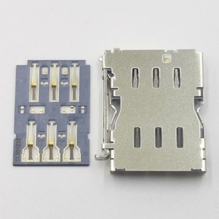 2-10bộ Đầu Đọc Thẻ Sim Khe Cắm Khay Giá Đỡ Đầu Nối Cắm Ổ Cắm Cho Galaxy S21 Plus FE S22 S23 S24 Ultra S21FE G991 G996 G990 S906 S901 S908 S911 S916 S918 S711 S921 S928 S926 S721