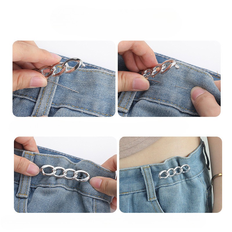 [Yunyuan] Quần Thắt Lưng Pin Eo Quần Thay Đổi Lớn Tinh Chất Quần Áo Phụ Kiện Cố Định Chống Rò Rỉ Trâm Cài Cao Cấp Corsage Trang Trí