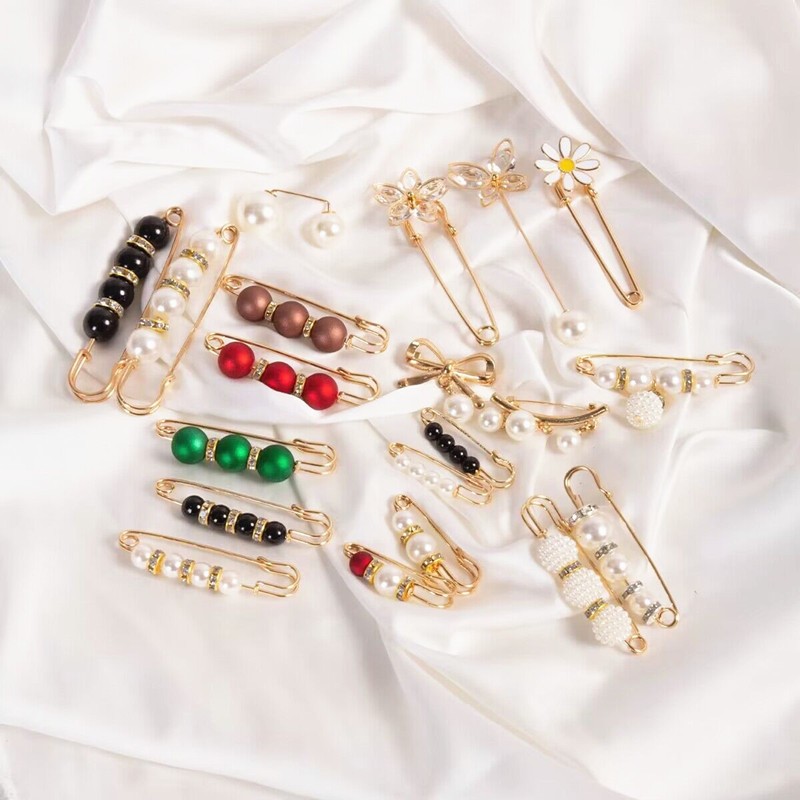 [Yunyuan] Quần Thắt Lưng Pin Eo Quần Thay Đổi Lớn Tinh Chất Quần Áo Phụ Kiện Cố Định Chống Rò Rỉ Trâm Cài Cao Cấp Corsage Trang Trí