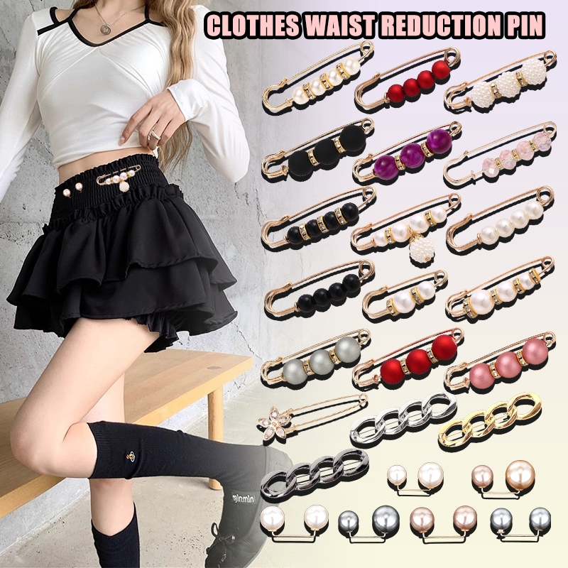 [Yunyuan] Quần Thắt Lưng Pin Eo Quần Thay Đổi Lớn Tinh Chất Quần Áo Phụ Kiện Cố Định Chống Rò Rỉ Trâm Cài Cao Cấp Corsage Trang Trí