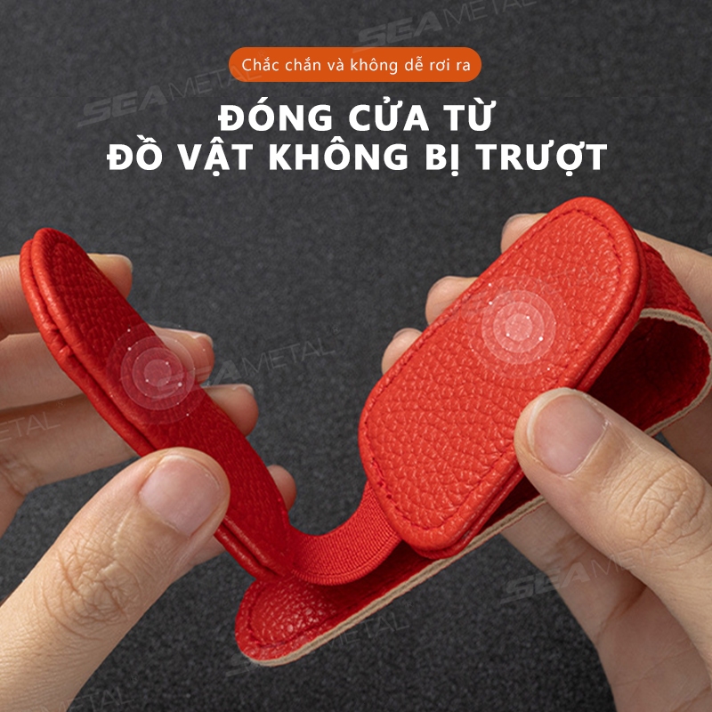 Kính Mát Ô Tô Đa Năng SEAMETAL Kẹp Thẻ Giá Đỡ Vé Đứng Chốt Hộp Đựng Bút Kính Mắt Đa Năng Tấm Che Nắng Phụ Kiện Xe Hơi