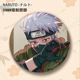 Anime Naruto Kakashi Sasuke Obito Huy Hiệu Nút Cài Áo Cosplay Bộ Sưu Tập Đồ Chơi Túi Trang Trí Quà Tặng