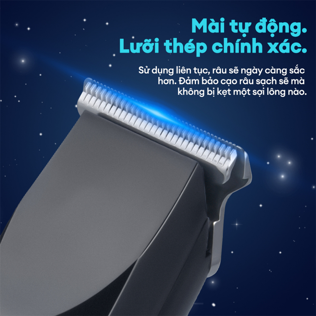 Ảnh CkeyiN Tông Đơ Cắt Tóc , Cạo Râu Điện Tử  USB Không Dây Có Thể Sạc Lại Cho Nam Và Nữ, Bộ Máy cạo râu Cắt Tóc RD017 3