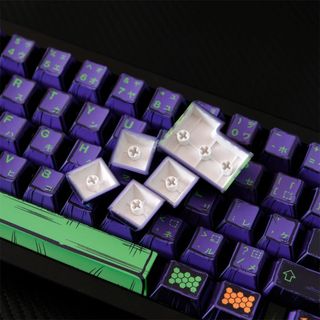 Keycaps Phong Cách Truyện Tranh PBT Dye-sub Cherry Profile Keycap Custom Keycaps Tương Thích Với Bàn Phím Bố Trí 60 / 61 / 63 / 64 / 68