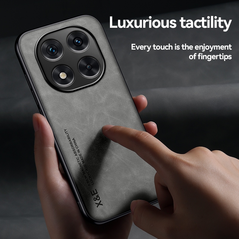 Ốp lưng cho Xiaomi Poco X8 X8Pro X7 X7Pro ⭐Vỏ điện thoại giá đỡ ô tô từ tính bằng da sang trọng Silky Feel⭐ Vỏ chống sốc Mi PocoX8 PocoX8Pro PocoX7 PocoX7Pro XiaomiPocoX7 XiaomiPocoX8