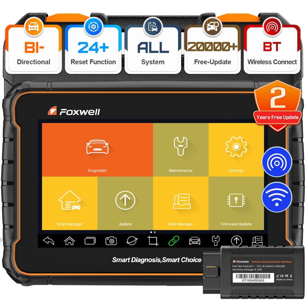 Foxwell GT60 OBD2S máy quét xe thử nghiệm hai chiều công cụ chẩn đoán ...