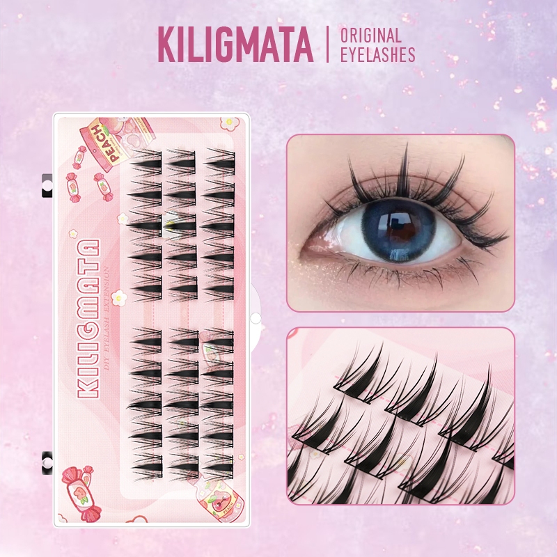 Kiligmatata Ba Hàng Lông Mi Giả Elf Thông Minh Và Đa Năng Tự Nhiên Sử Dụng Hàng Ngày 11mm-13mm Tự Nhiên Chuyên Nghiệp C & D Có Thể Tái Sử Dụng