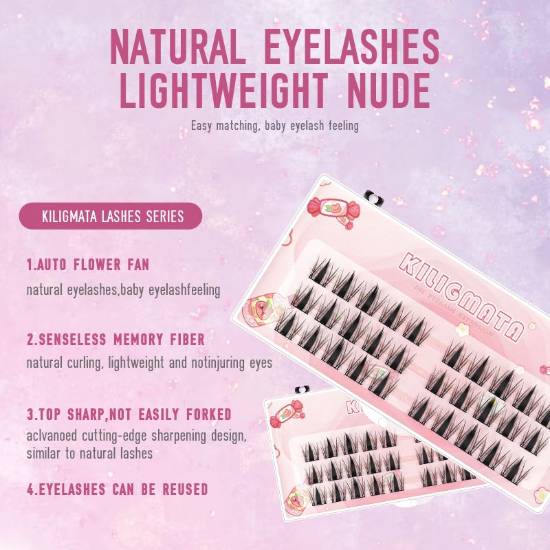 Kiligmatata Ba Hàng Lông Mi Giả Elf Thông Minh Và Đa Năng Tự Nhiên Sử Dụng Hàng Ngày 11mm-13mm Tự Nhiên Chuyên Nghiệp C & D Có Thể Tái Sử Dụng