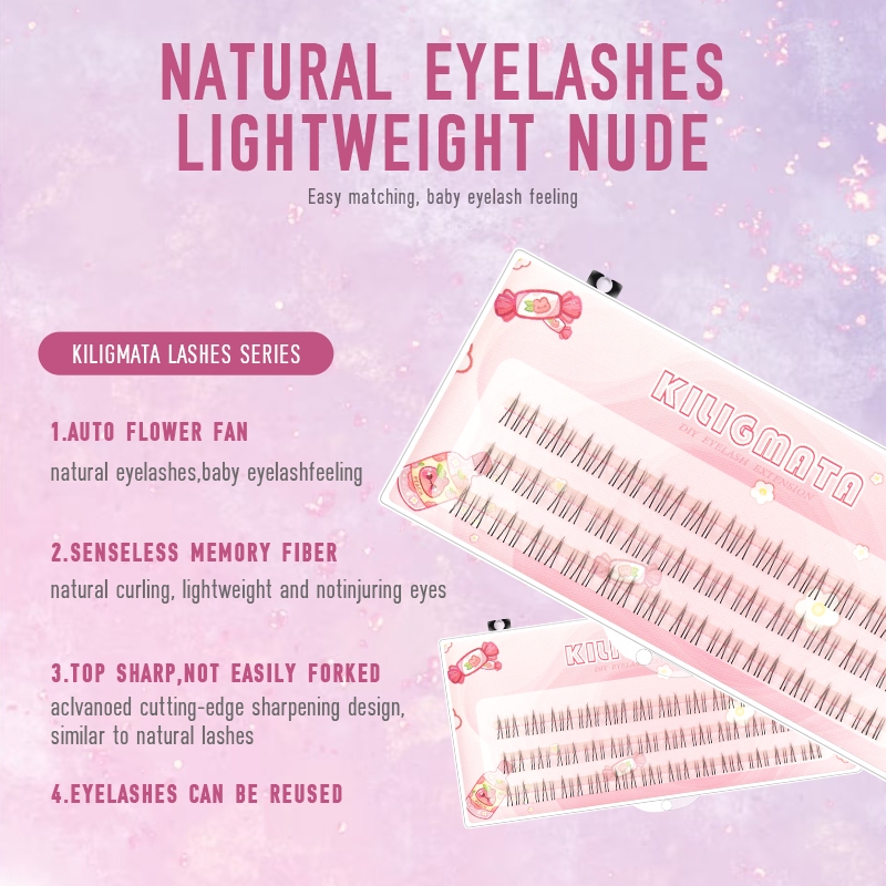 Kiligmatata Ba Hàng Lông Mi Giả Elf Thông Minh Và Đa Năng Tự Nhiên Sử Dụng Hàng Ngày 11mm-13mm Tự Nhiên Chuyên Nghiệp C & D Có Thể Tái Sử Dụng