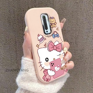 Ốp Lưng Cho OPPO Reno2 f reno 2z reno 2 Silicon Chống Rơi Kẹo Màu Dễ Thương Ốp Lưng Điện Thoại Thẩm Mỹ Hoạt Hình Dễ Thương Mèo Con TPU Mềm