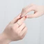 Nhẫn bạc kim cương thời trang Hàn Quốc dành cho nam nữ mở quà cặp đôi có thể điều chỉnh