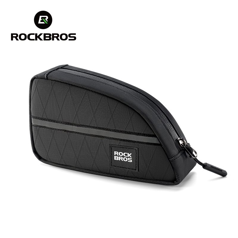 Rockbros Xe Đạp Túi Trên Ống Lưu Trữ Di Động Dung Tích 0.8L Nhỏ Gọn Nhẹ Brompton Xe Đạp Túi Thiết Bị Đi Xe Đạp