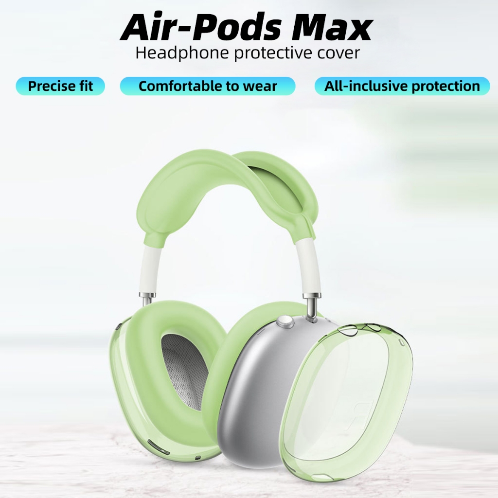 Ảnh Fonken One Set Vỏ silicon mềm AirPods Max Tai nghe Vỏ bảo vệ Băng đô Earmuff Vỏ chống sốc 2