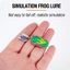 1pc Nổi Joker Ếch Mồi 3cm / 4g Nhựa Mềm Mồi Với Đôi Sắc Nét Móc Mồi Mô Phỏng Ếch Bass Đầu Rắn TopWater Phụ Kiện Câu Cá