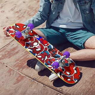35 Chiếc Marvel Người Nhện Dán DIY Laptop Điện Thoại Xe Máy Chống Thấm Nước Hoạt Hình Miếng Dán Bé Trai Đồ Chơi