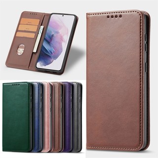 Vỏ Sang Trọng Cho OPPO Reno 11F 12F 10 11 12 Pro Plus 5G Ốp Lưng Ví Lật Retro Kinh Doanh Mờ Da Khe Cắm Thẻ Đứng Vỏ Bảo Vệ