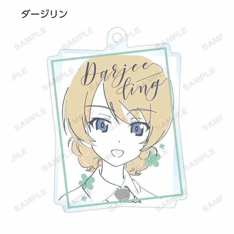 Game Girls und Panzer das Finale Trading lette-graph Acrylic Móc Khóa Miho Nishizumi Saori Takebe Anime Móc Khóa Mặt Dây Chuyền Quà Tặng