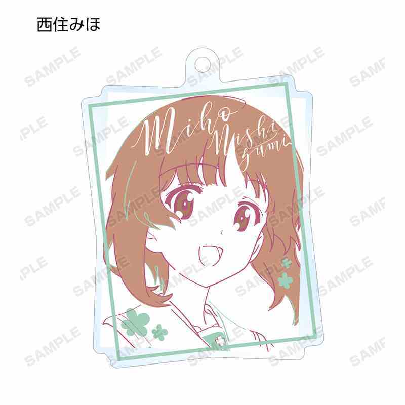 Game Girls und Panzer das Finale Trading lette-graph Acrylic Móc Khóa Miho Nishizumi Saori Takebe Anime Móc Khóa Mặt Dây Chuyền Quà Tặng