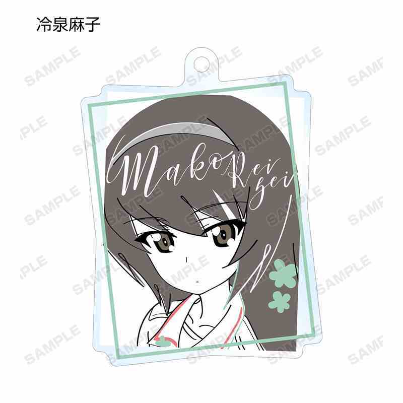 Game Girls und Panzer das Finale Trading lette-graph Acrylic Móc Khóa Miho Nishizumi Saori Takebe Anime Móc Khóa Mặt Dây Chuyền Quà Tặng
