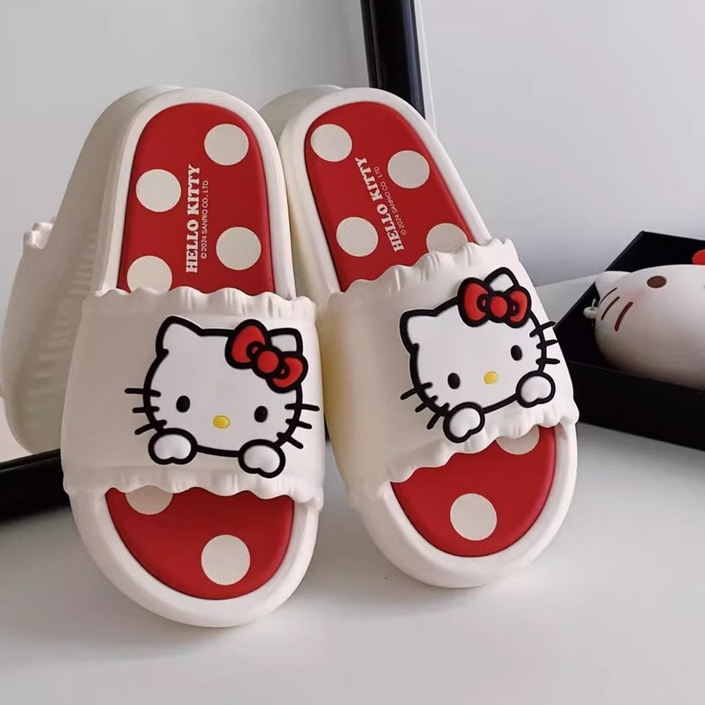 Xixitiao Sanrio Dép Bé Gái Pacha Chó Hello Kitty Dép Trẻ Em Trong Nhà Chống Trơn Trượt Bé Trai Cha Mẹ-Con San