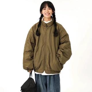 Áo khoác cotton nam Gksss thời trang Nhật Bản cổ điển dáng rộng giản dị hợp thời trang phong cách trung tính áo khoác bay dày