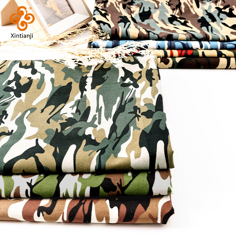 Ngụy Trang In Poplin DIY Chắp Vá May Vải 50x145cm TJ1343