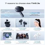 Tai nghe Bluetooth VIVOTWS 3e Khử tiếng ồn chủ động Tai nghe không dây Bluetooth 5.3 AI Khử tiếng ồn cho Vivo X100 PRO COD — ảnh 2