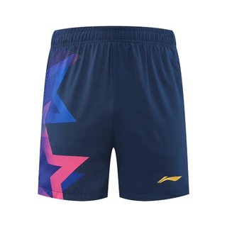 Li Ning 2025 quần short cầu lông mới dành cho nam và nữ, quần short thể thao thi đấu bóng bàn nhanh khô thoáng khí cho trẻ em