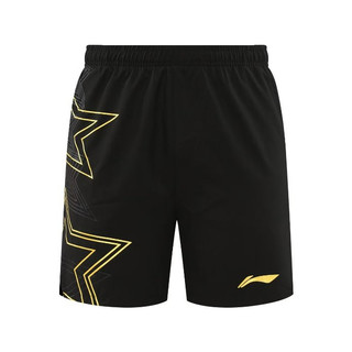 Li Ning 2025 quần short cầu lông mới dành cho nam và nữ, quần short thể thao thi đấu bóng bàn nhanh khô thoáng khí cho trẻ em