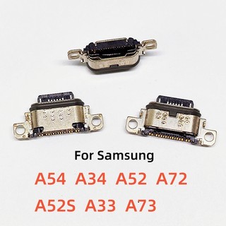 10-50 Chiếc Cổng Sạc USB Dock Cắm Đầu Nối Sạc Cho Samsung Galaxy A54 A34 A336B A52 A72 A52S A33 A73 4G 5G Linh Kiện Thay Thế