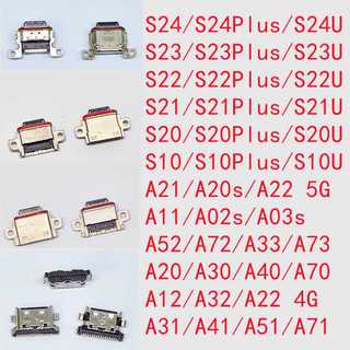 Dành Cho SamSung Galaxy S24 S23 S22 S21 S20 Plus Ultra A22 A12 A11 A51 A71 A52 A72 A73 A03S Cổng Sạc USB Cổng Kết Nối Bộ Phận Thay Thế