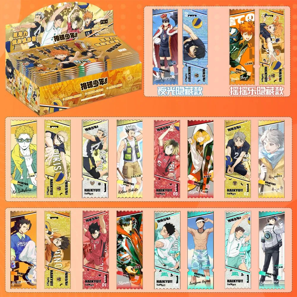 Haikyuu!! Hộp mù – Hinata Shoyo & Kageyama Tobio Acrylic Sand Flow Ticket Stub Collectible – Hàng hóa Anime – Quà tặng & Trang trí sinh nhật hoàn hảo