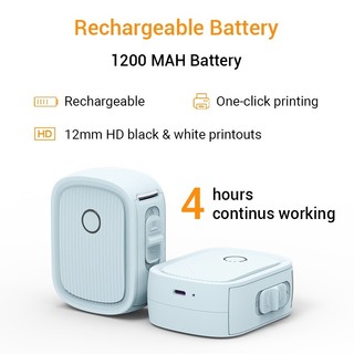 Máy in nhiệt mini cầm tay FlashLabel B1 kết nối bluetooth in mã QR, barcode mã vạch, ghi chú