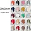 Jifang 90x90cm Bán chạy Đồng bằng vải lanh Cotton nguyên khối Khăn choàng vuông Hồi giáo Hijab vuông Bawal Baju Raya RR11