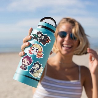 Bộ 50 Demon Slayer Dán Dễ Thương Graffiti Đề Can Cho Trẻ Em Hoạt Hình Trang Trí Anime Miếng Dán DIY