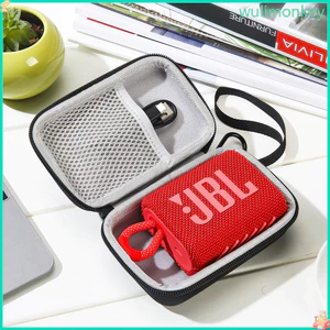 Bảo vệ du lịch đa chức năng cho hộp đựng loa JBL GO 3 Túi chống sốc chống bụi màu đen