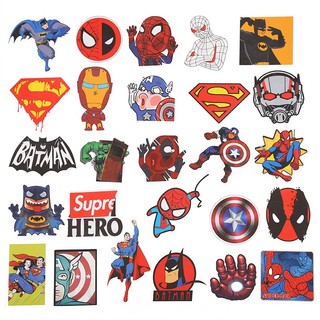 Bộ 50 Avengers Siêu Anh Hùng Marvel Dán Xe Máy Điện Thoại Ô Tô Laptop Miếng Dán Trẻ Em Đồ Chơi DIY