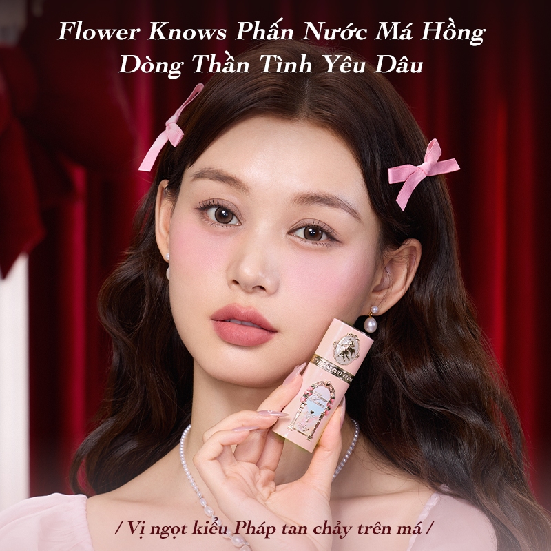 Ảnh Flower Knows Strawberry Cupid Collection Liquid Blush 7g 2
