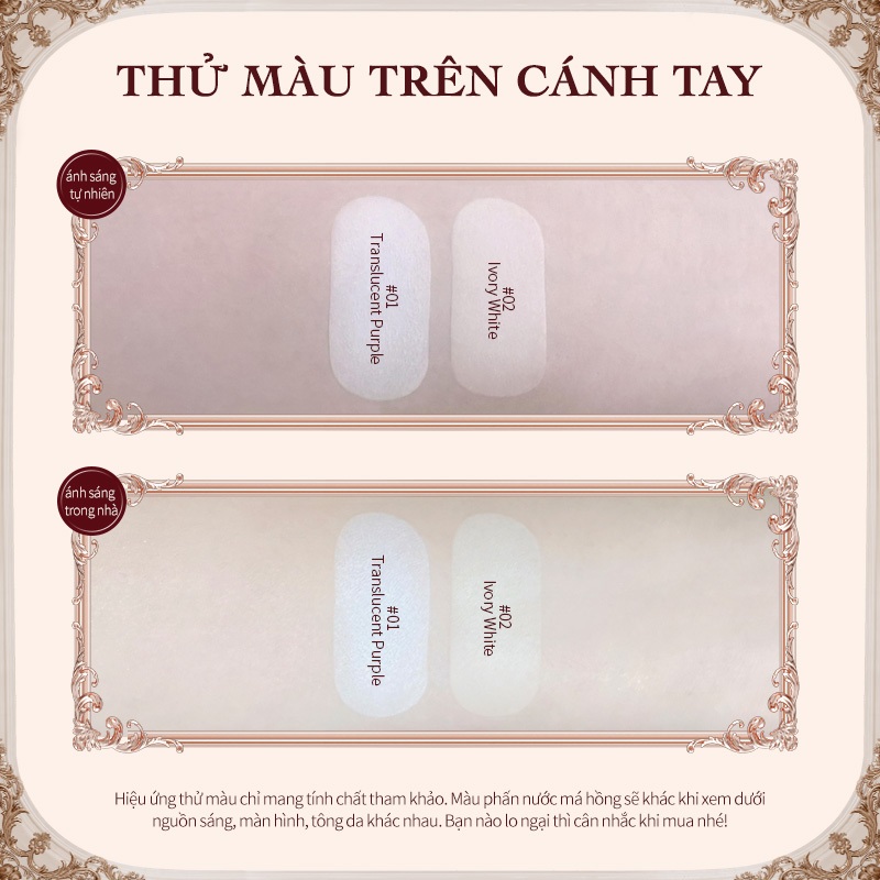 Phấn Phủ Nén Flower Knows Strawberry Cupid Bộ Sưu Tập Thiết Lập, Che Khuyết Điểm & Hoàn Thiện Lấy Nét Mềm 9,5g