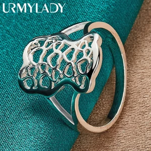 URMYLADY Bạc 925 Litter Gấu 7-10 # Nhẫn Nữ Tiệc Cưới Thời Trang Quyến Rũ Trang Sức