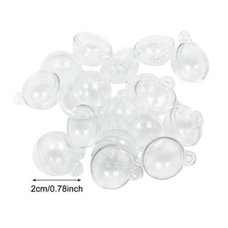 [Cuticate] 1 Set 10 Quả Bóng Trong Suốt Dùng Trang Trí Móc Khóa Tiệc Cưới