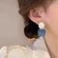 Nhỏ Tươi Xanh Bông Tai Nữ 2025 Phong Cách Mới Bán Chạy Phong Cách Sang Trọng Bông Tai Influencer Ánh Sáng Sang Trọng Cao Cấp Bông Tai