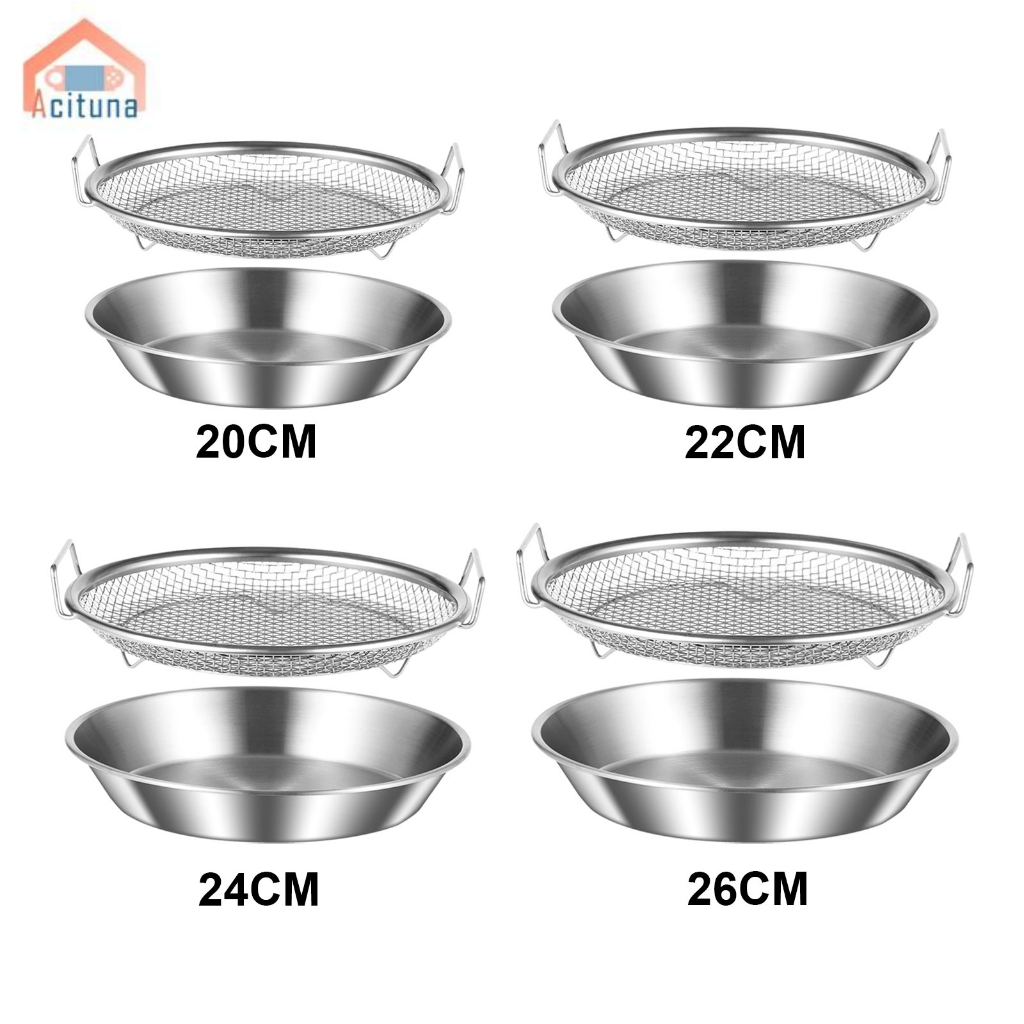 1 Máy Tính Thép Không Gỉ Chiên Khay Dầu Giỏ Lưới Chiên Nướng Thực Phẩm Lọc Nhà Bếp