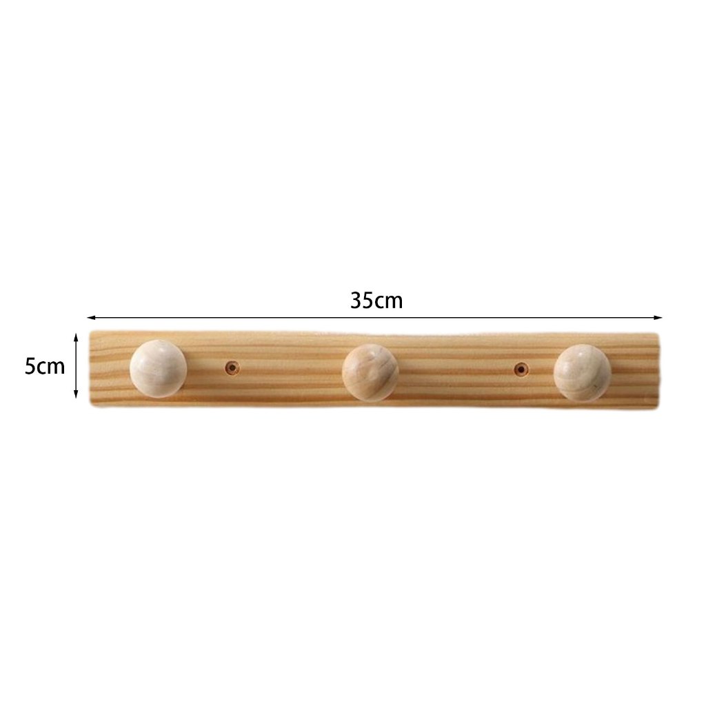 Móc áo khoác bằng gỗ Móc treo tường hạng nặng cho nhà bếp treo tường cửa