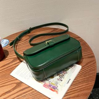 Thời Trang Retro Lớp Đầu Tiên Da Bò Túi Vuông Nhỏ Nữ Túi Đeo Vai Da Thật Túi Đeo Ngang
